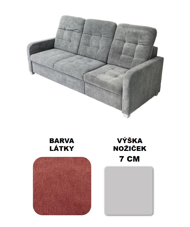 Pohovka Elena 3 sed
