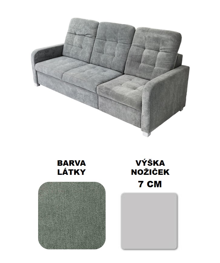 Pohovka Elena 3 sed