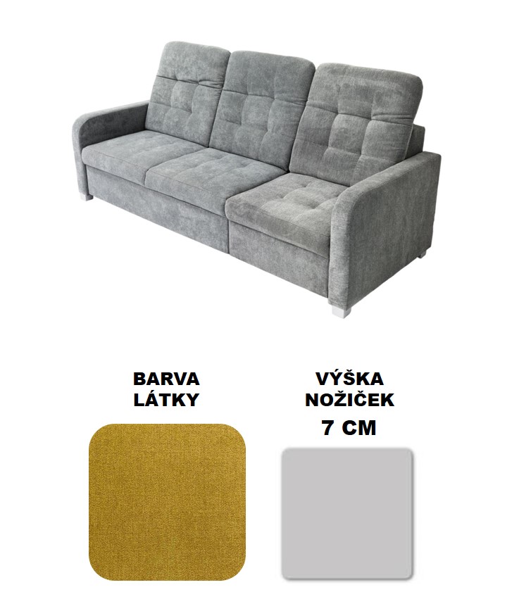 Pohovka Elena 3 sed