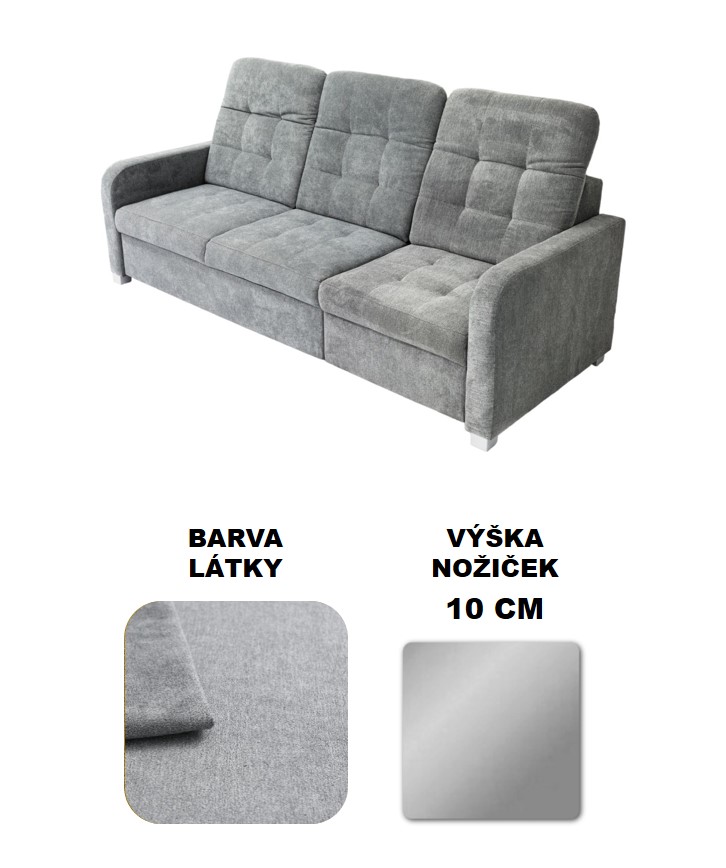 Pohovka Elena 3 sed