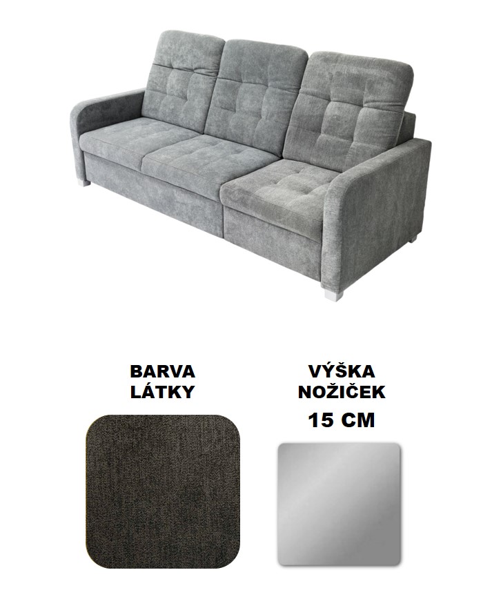 Pohovka Elena 3 sed
