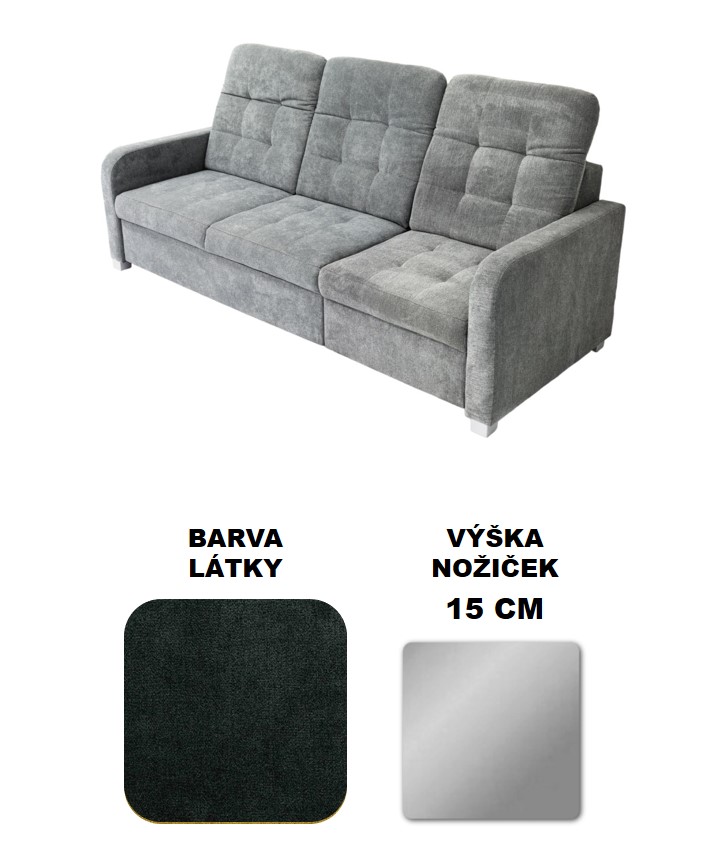 Pohovka Elena 3 sed