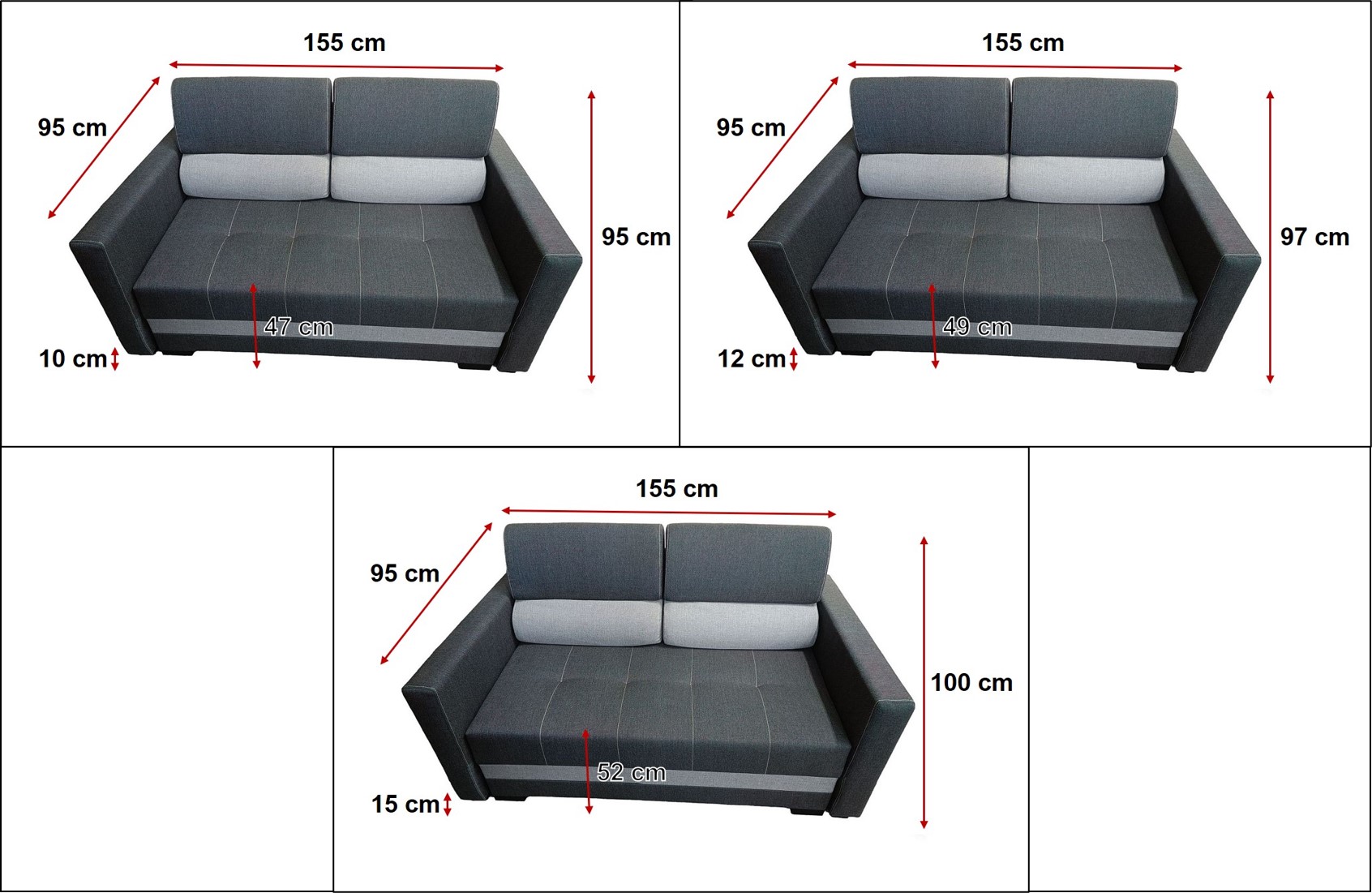 Pohovka Vanessa dvojsed